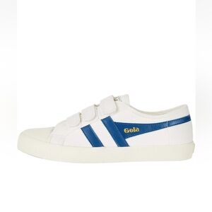 Gola Womens Off White/ Vintage Blue Coaster Low Top Sneaker Size US 7